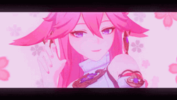 Yae Miko Genshin Impact PFP GIF