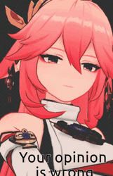 Yae Miko Your Opinion Is Wrong GIF