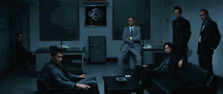 Yakuza Bosses Intimidating Stare  GIF