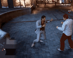 Yakuza Fight Yeeted Bye Throw GIF