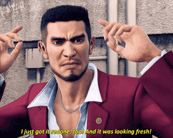Yakuza Like A Dragon Looking Fresh GIF