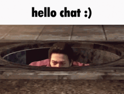Yakuza Man Hole Spy Hello Discord Chat GIF