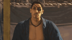 Yakuza Pirate Eye Huh Confused GIF