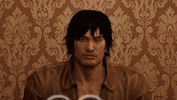 Yakuza Tatsuo Shinada Blank Face Clapping GIF