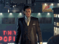 Yakuza Tetsu Tachibana Shrug Talking GIF