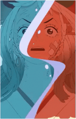 Yamato Surprised By Luffy GIF