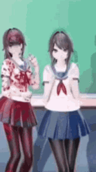 Yandere Simulator Ayano Aishi Anime Girl Dancing  GIF