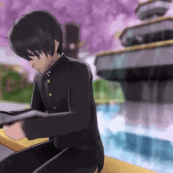 Yandere Simulator Ayano Aishi Shy Senpai GIF