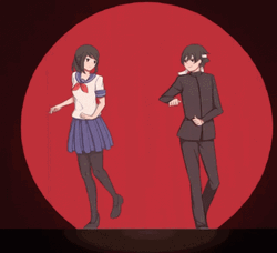 Yandere Simulator Ayano Aishi Taro Yamada Dance GIF