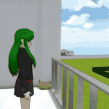 Yandere Simulator Midori Gurin Thrown Out  GIF