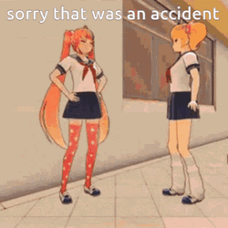 Yandere Simulator Osana Ayano Aishi Accident GIF