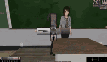 Yandere Simulator Teacher Game Over GIF