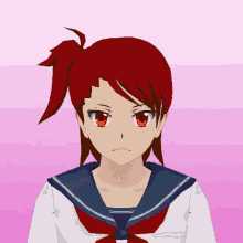 Yandere Simulator Yui Rio Different Hairstyles GIF