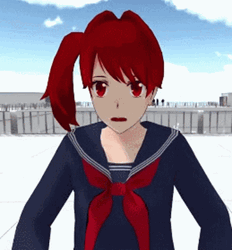 Yandere Simulator Yui Rio Evil GIF