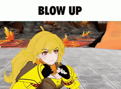 Yang Xiao Long Blow Power Punch GIF
