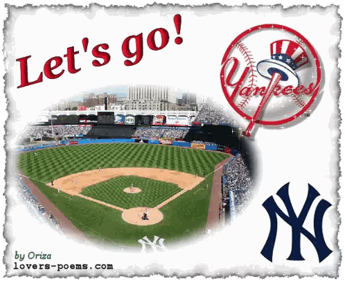 Yankees Stadium Let's Go Sticker