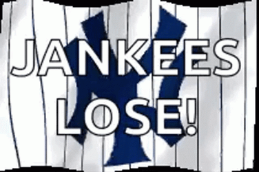 Yankees Sweep Lose Vintage Digital Art GIF