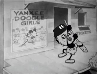 Yankees Sweep Mickey Mouse Face Swap GIF