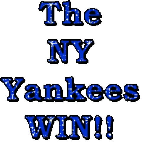 Yankees Win Sign Sticker