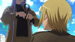 Yanking A Belt Anime 86 Eighty Six GIF