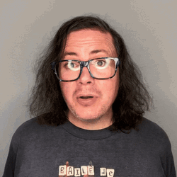 Yap Man With Glasses Keeps On Talking GIF