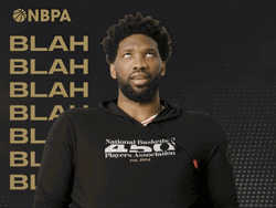 Yapping Joel Embiid Frustrated Eye Roll GIF