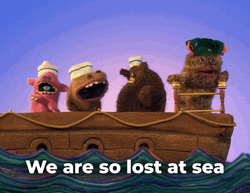 Yarnie At Sea We Are So Lost At Sea GIF