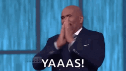 Yas Clap Steve Harvey  GIF