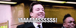 Yas Ecstatic Jimmy Fallon GIF
