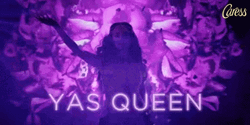 Yas Queen Gorgeous Purple Pose GIF