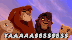 Yas Simba Lion King Roaring GIF
