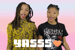 Yass Finger Runs Chloe And Halle GIF