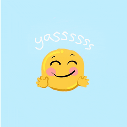 Yass Happy Wink Emoji GIF