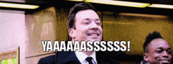 Yasss Delighted Jimmy Fallon Host GIF