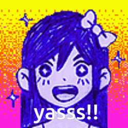 Yasss Happy Omori Girl Anime Meme GIF