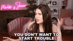 Yasss! I Don't Want Peace I Want Problems GIF