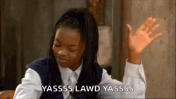 Yasss Lauryn Hill Stare Down Waving GIF