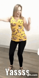 Yasss Soccer Mom Happy Dance GIF