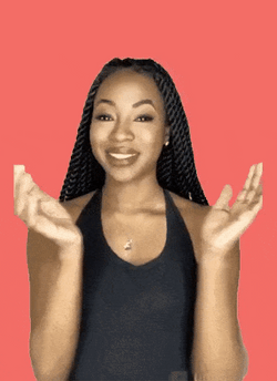 Yassss Black Woman Clapping GIF