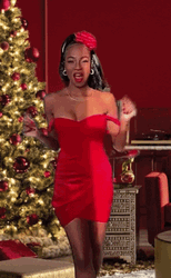 Yassss Blanta In Red Dress GIF
