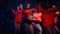 Yassss Dance Group In Orange GIF