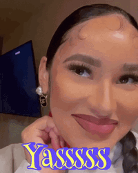 Yasssss Big Grin Close Up Shot GIF