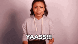 Yasssss Feisty Lady Sarcastic Clap GIF