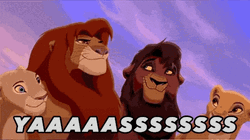 Yasssss Simba Lion King Growling GIF