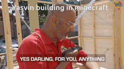 Yasvin Building In Minecraft GIF