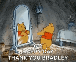 Yay Happy Day Dancing Winnie The Pooh  GIF