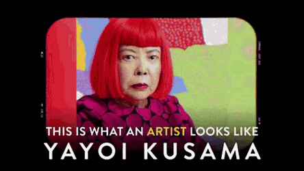 Yayoi Kusama GIF