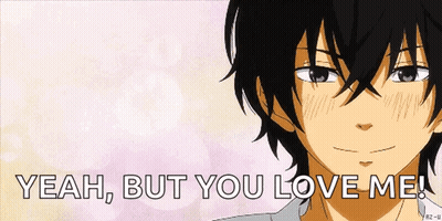 Yeah But You Love Me Pink Background GIF