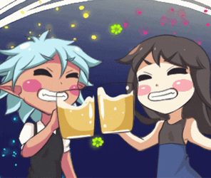 Yeah Cheers Meme My Hero Origin GIF
