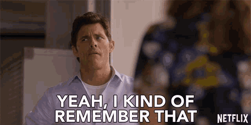 Yeah I Kind Of Remember That Steve Wood GIF